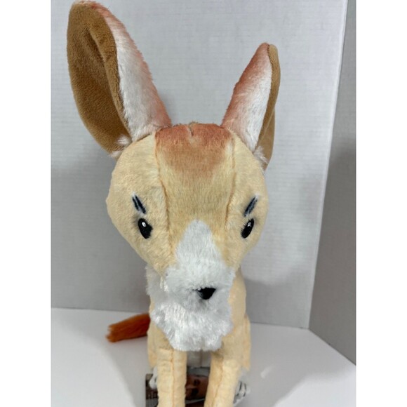 NWT Jane Goodall Institute Anza the Fennec Fox plush stuffed animal 17 in tall - Picture 2 of 10